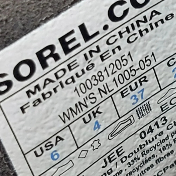 Sorel Caribou Womens 6 Gray Winter Snow Boots Waterproof Insulated Warm Gorpcore - Picture 8 of 12